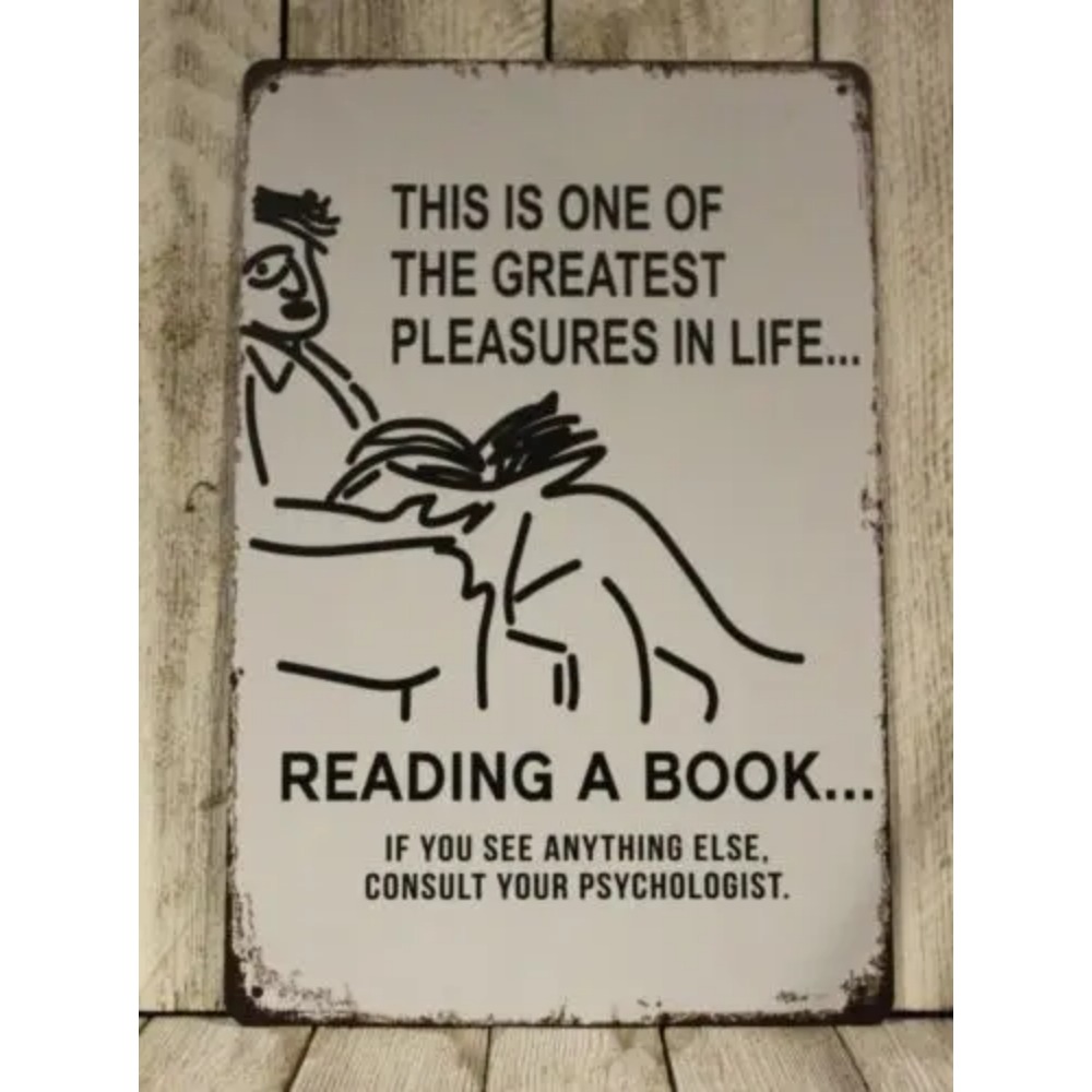 Home Office Quotes - Grappig cadeau voor boekenliefhebbers, metalen blikken