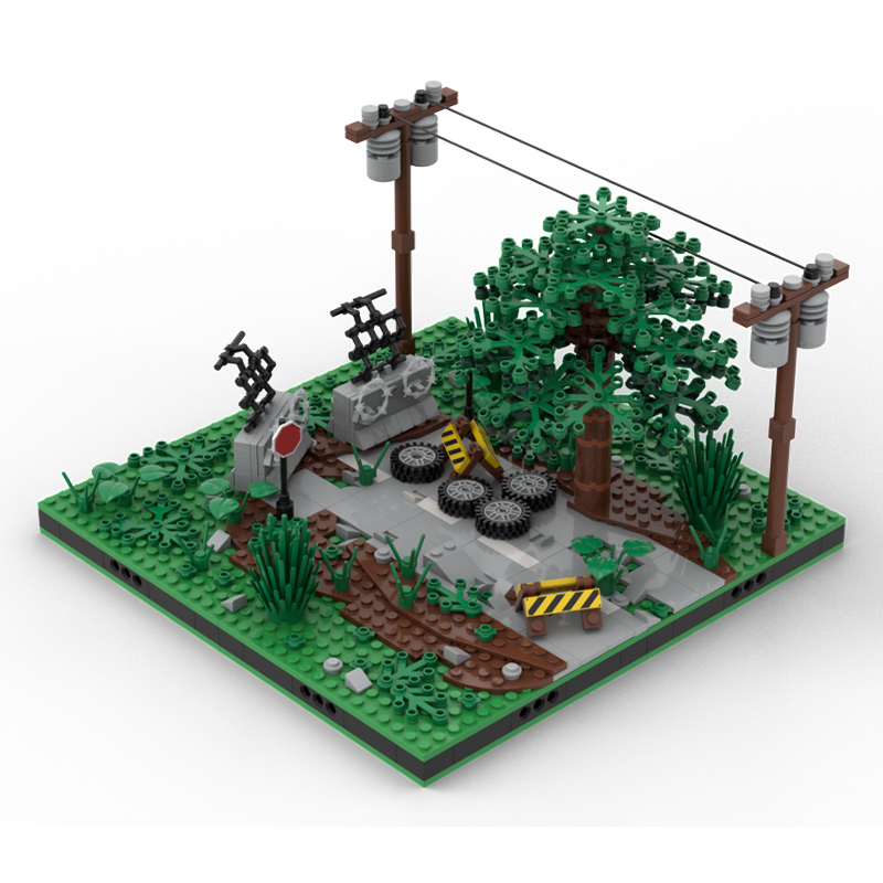 Home Office Architecture - 520pcs MOC Apocalypse End Road Andere