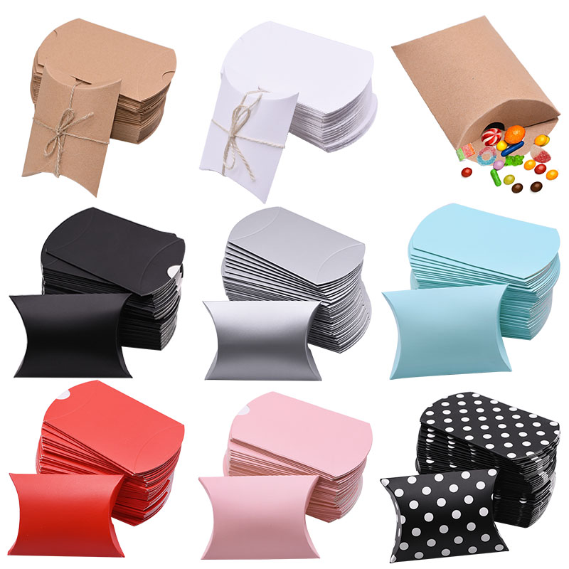 Mesh Back Cushion - 10/20/30 Stuks Kussen Bonbondoos Kraftpapier Kerstcadeau
