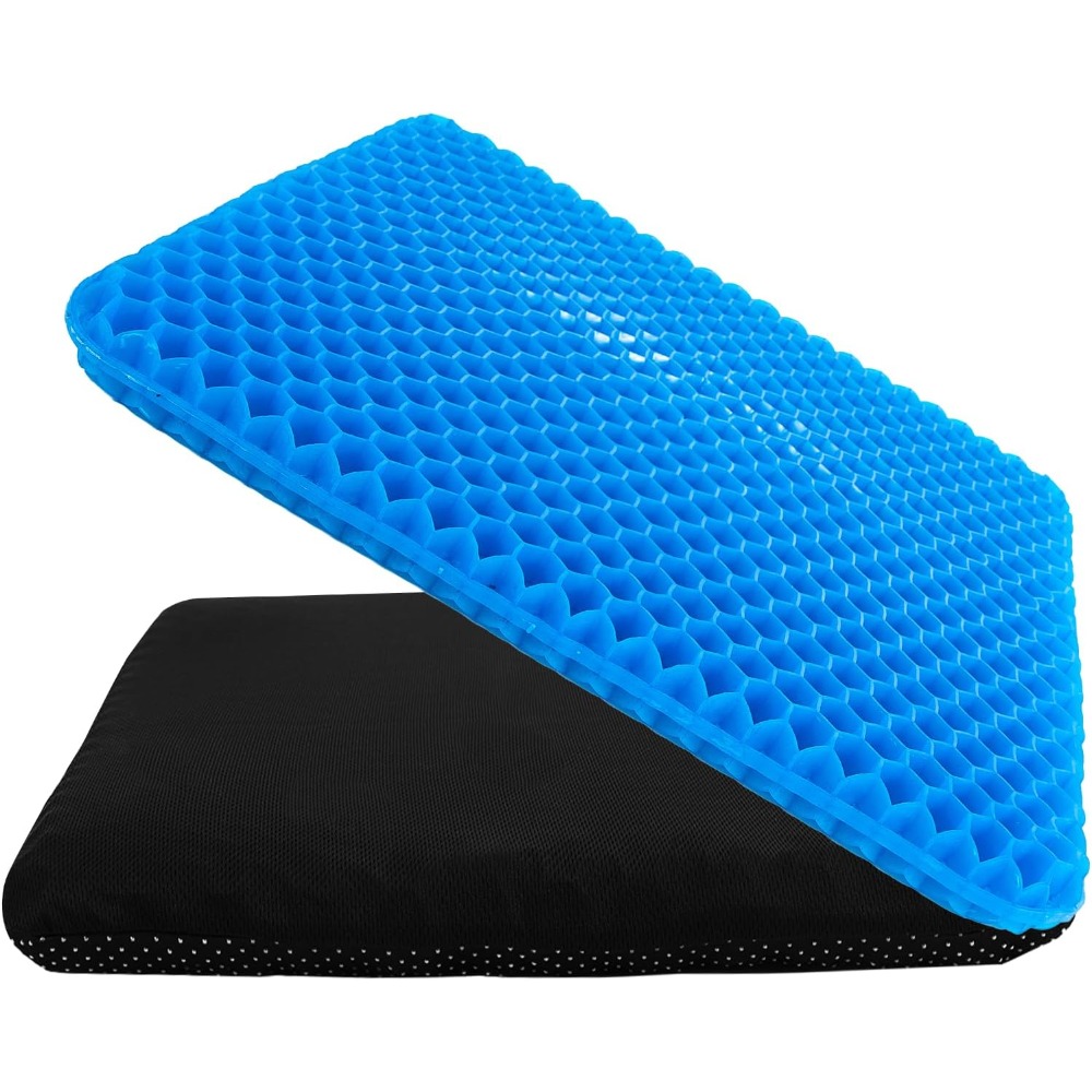 Mesh Back Cushion - Extra dik gel-zitkussen, ademend honingraatontwerp voor