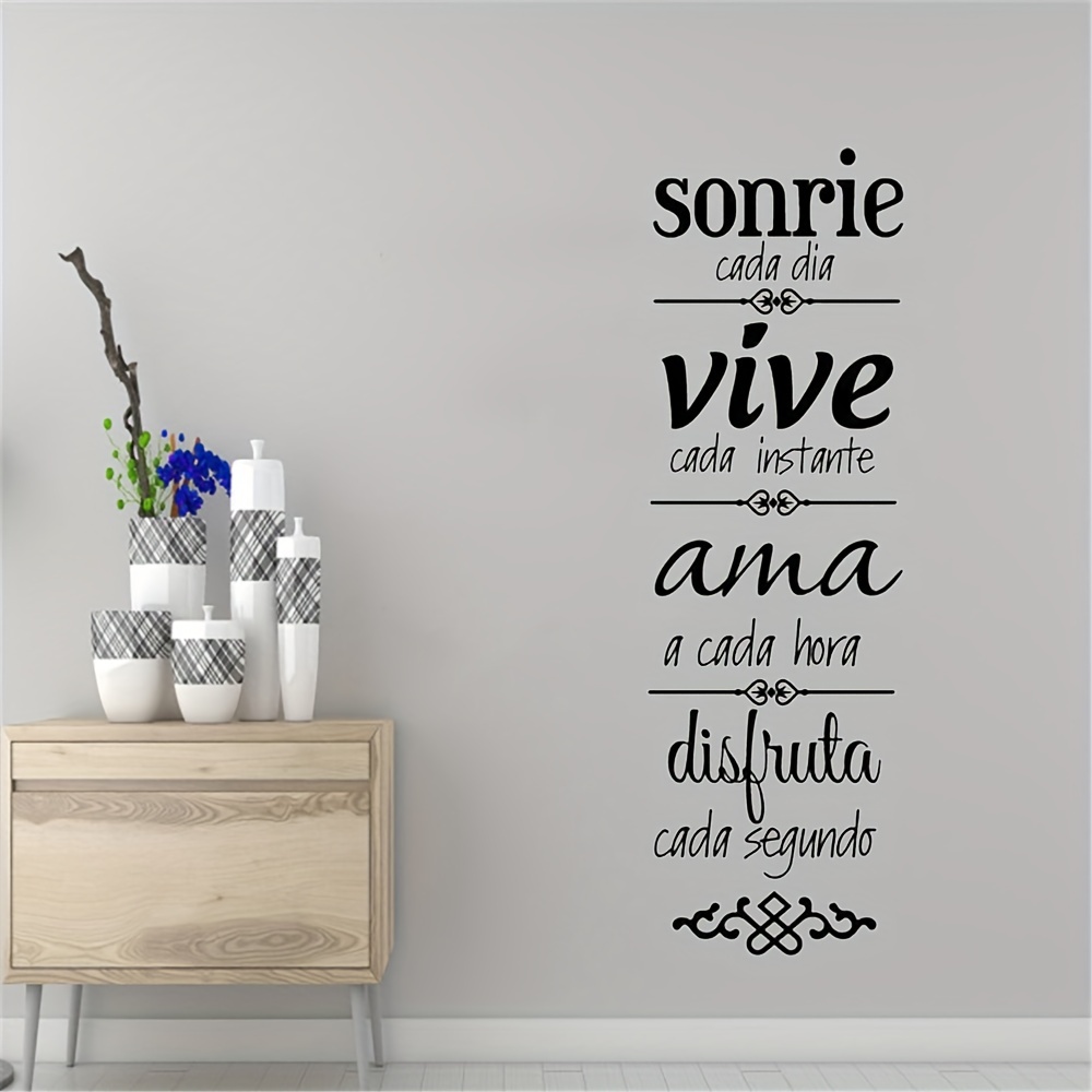Home Office Quotes - 1Pc Spaanse Citaten Zin Muursticker Huisdecoratie