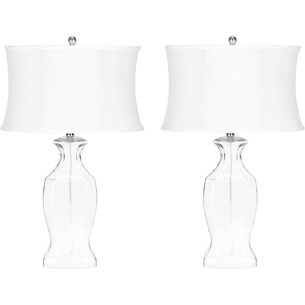 Desk Lamp Led - Transparante glazen tafellampenset van 28 inch