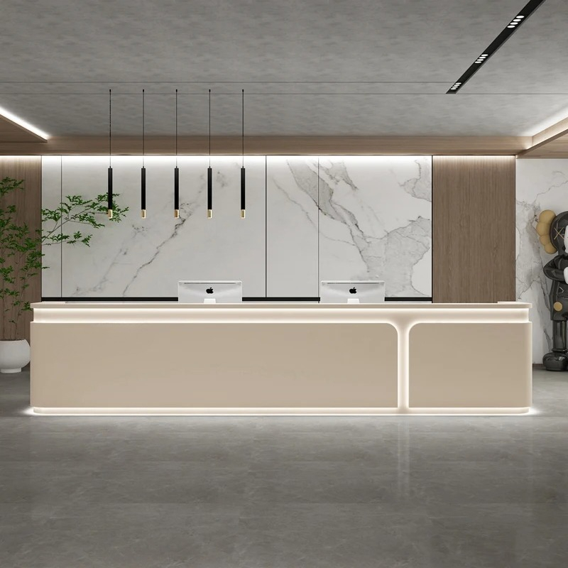 Home Office Industrial Design - Luxe commerciële industriële klantencentrumtafel bureau hotelchefs