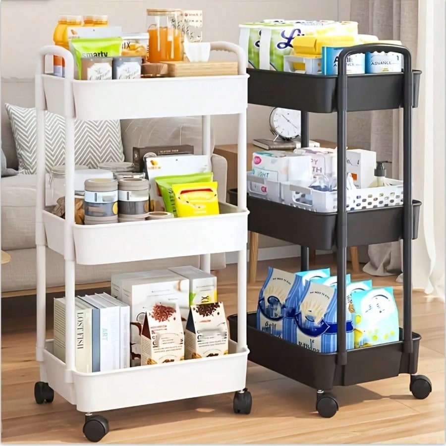 3-laags rolbaar hulpkarretje m - Rolling File Cart recensie en prijs