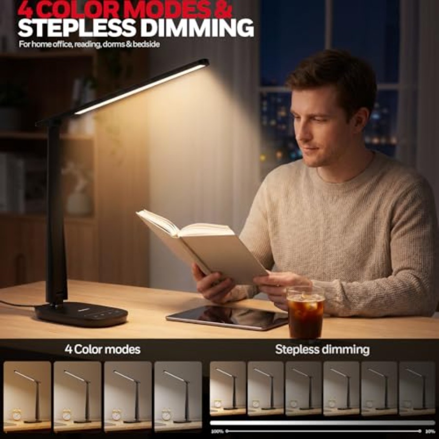 LED bureaulamp voor thuiskanto - Desk Lamp Led recensie en prijs