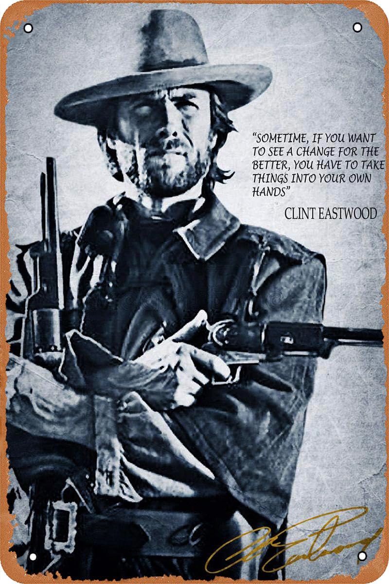 Clint Eastwood quote motiveren - Home Office Quotes recensie en prijs