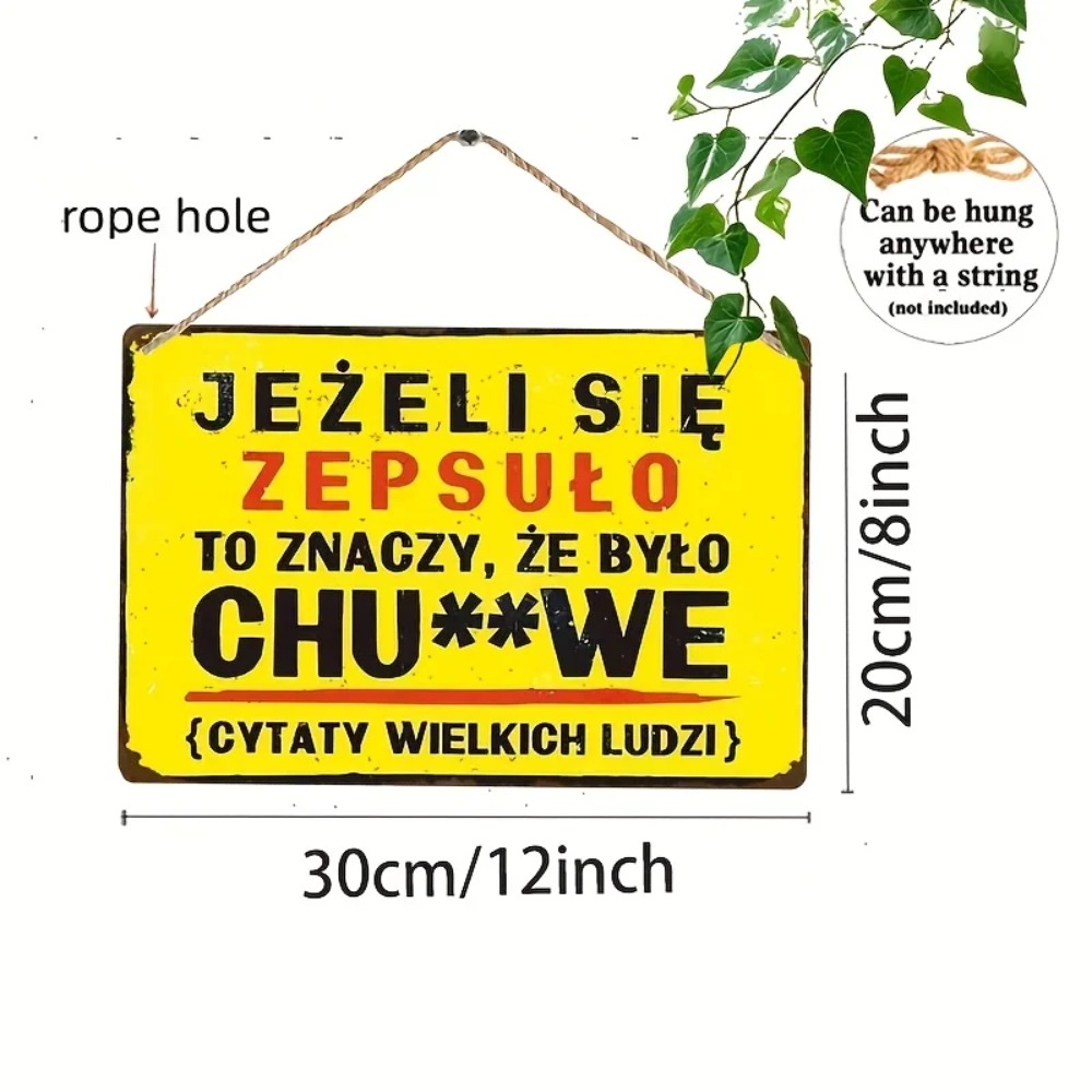 Tin Sign - Vintage duurzame me - Home Office Quotes recensie en prijs