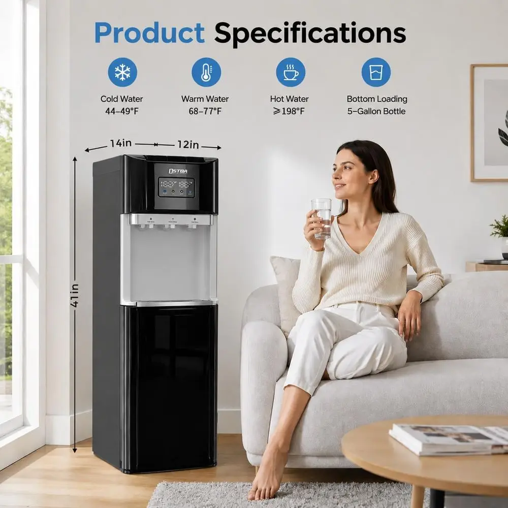 RVS waterdispenser met warm, k - Home Office Room recensie en prijs