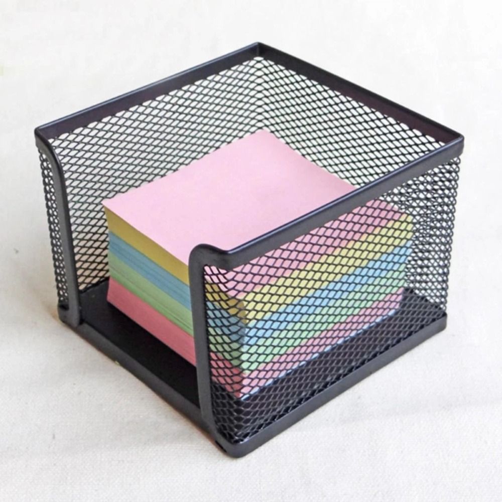 Zwart Mesh Papier Kubus Mini M - Sticky Note Dispenser recensie en prijs