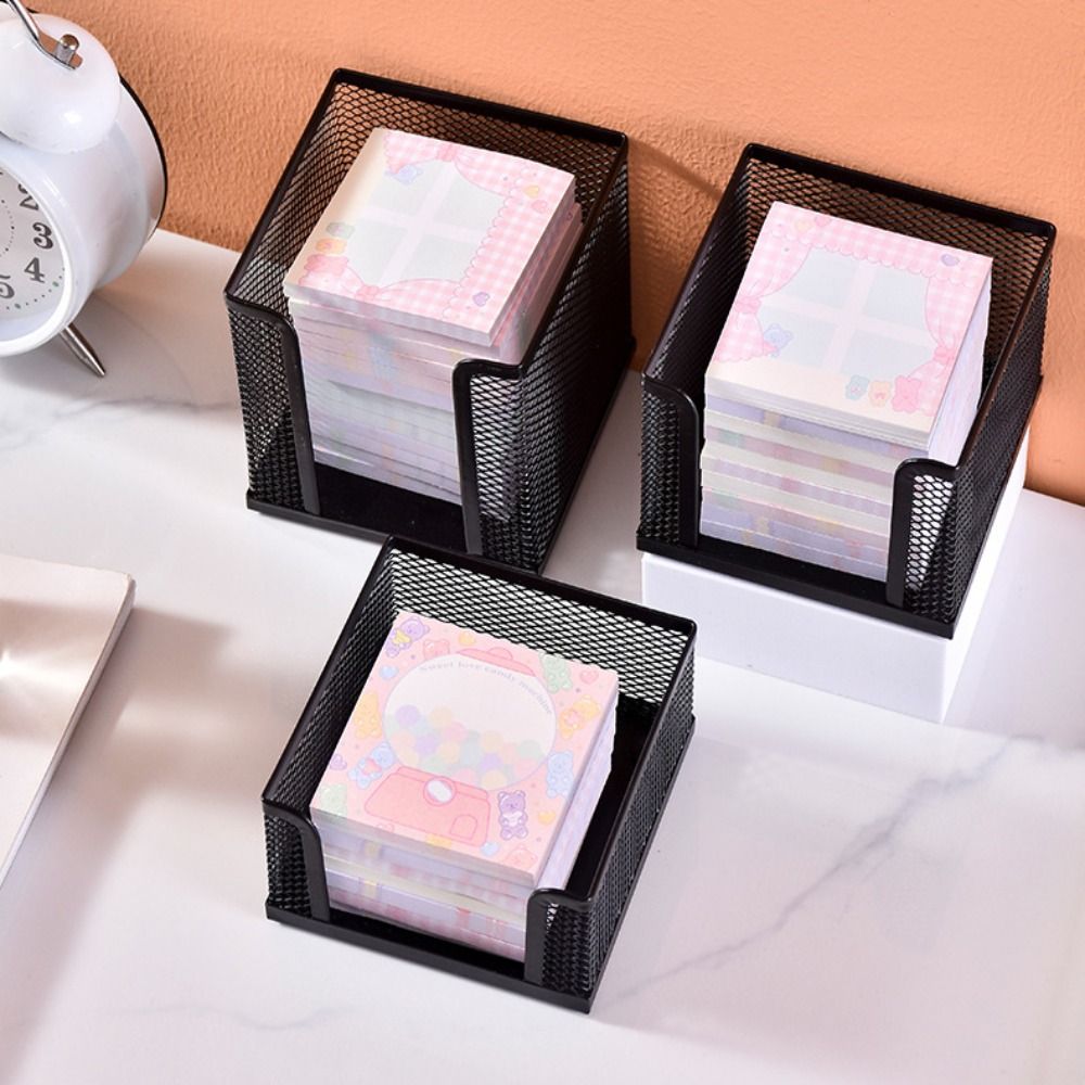 Zwart Mesh Papier Kubus Mini M - Sticky Note Dispenser recensie en prijs
