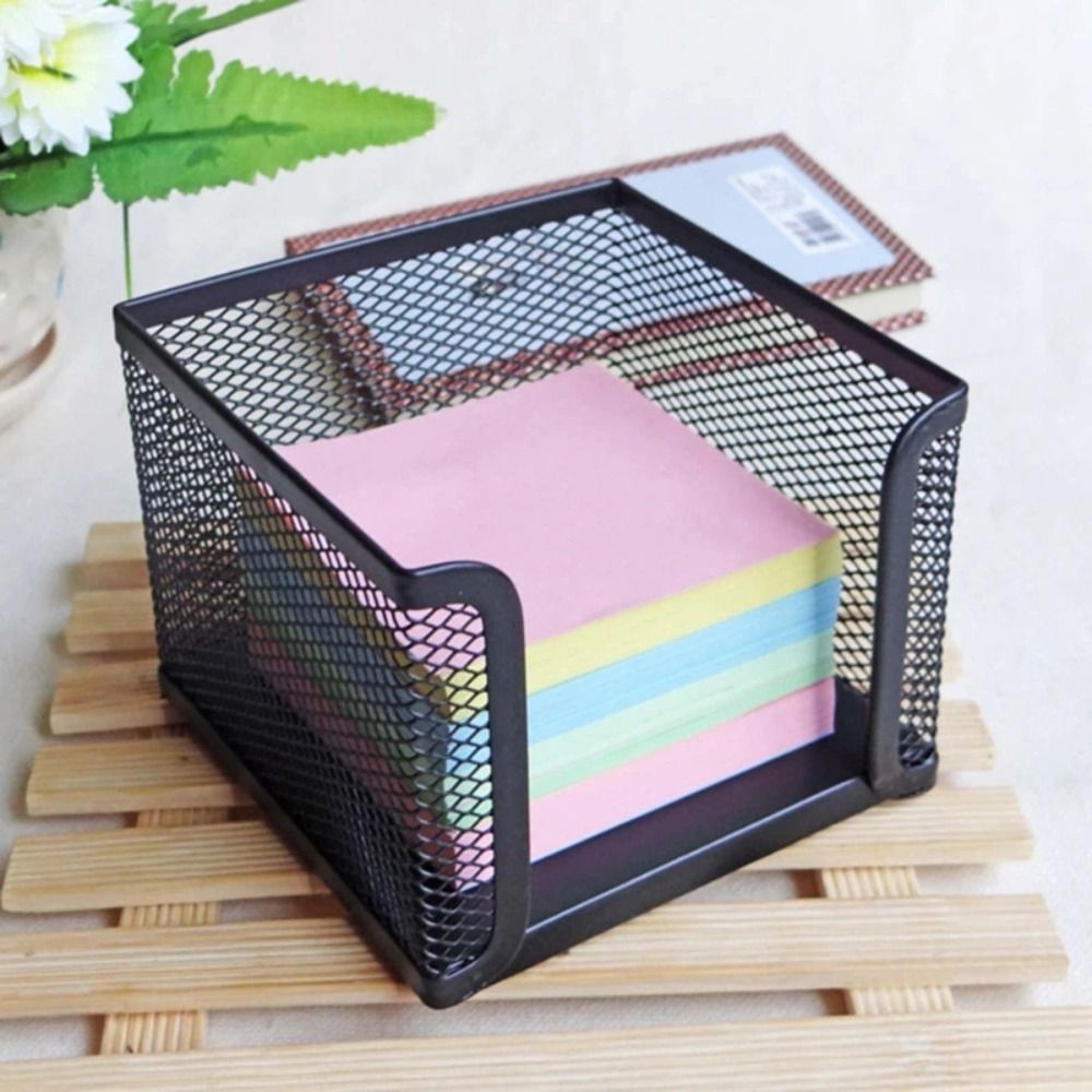 Zwart Mesh Papier Kubus Mini M - Sticky Note Dispenser recensie en prijs