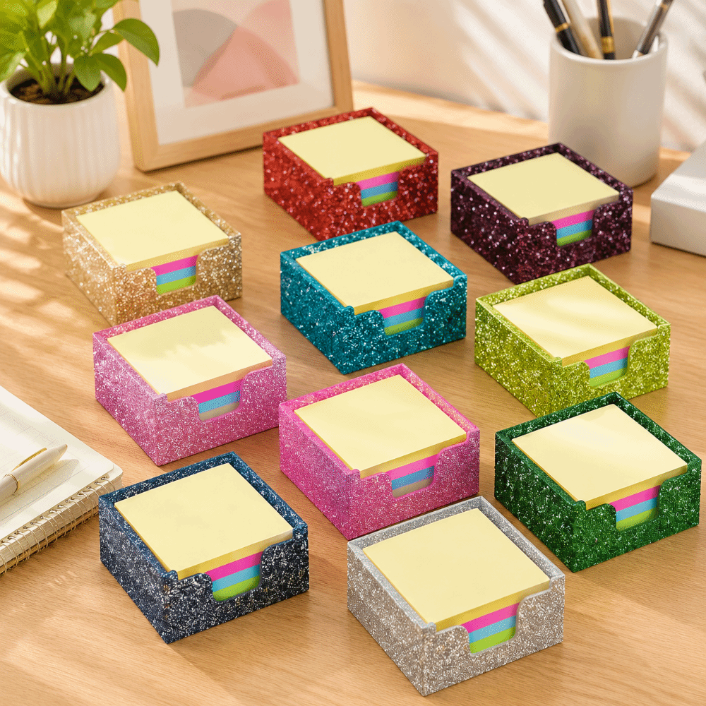 Glitter Acryl Sticky Note Houd - Sticky Note Dispenser recensie en prijs