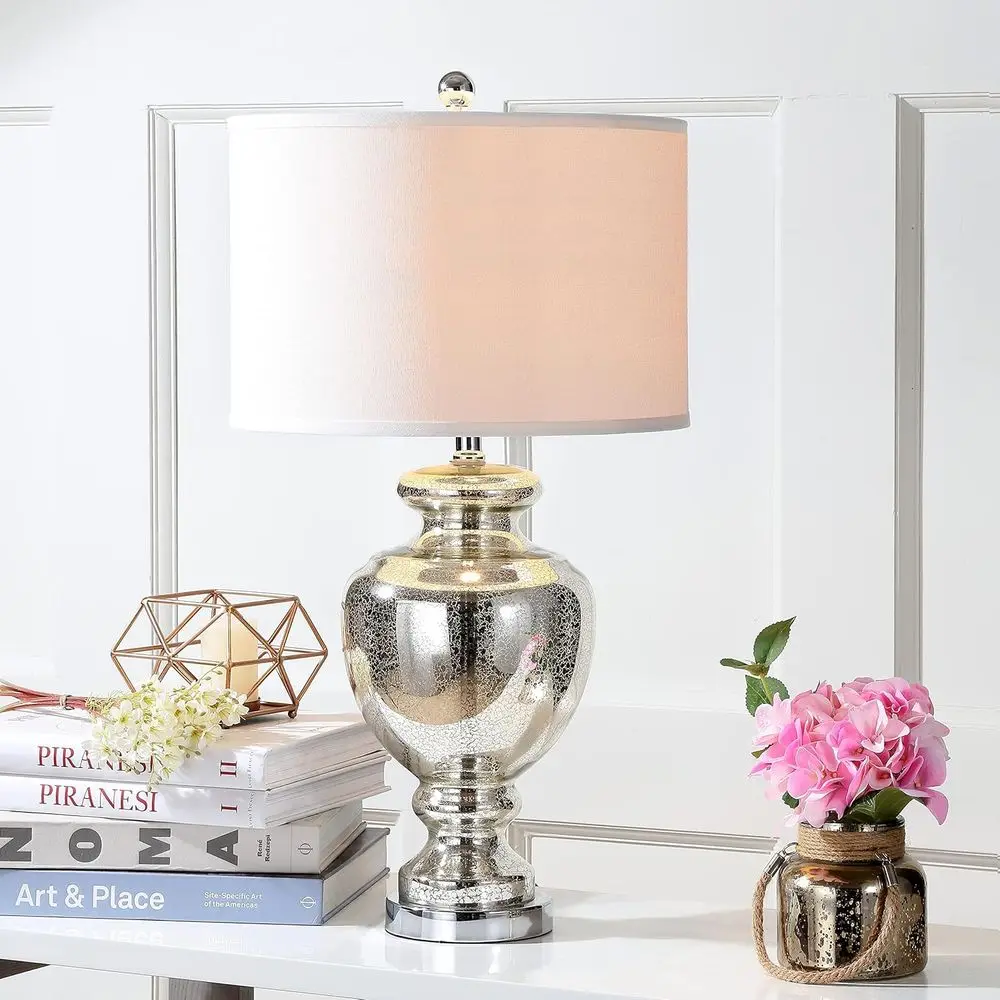 Mercury Silver Crackle Glass 2 - Home Office Living Room recensie en prijs
