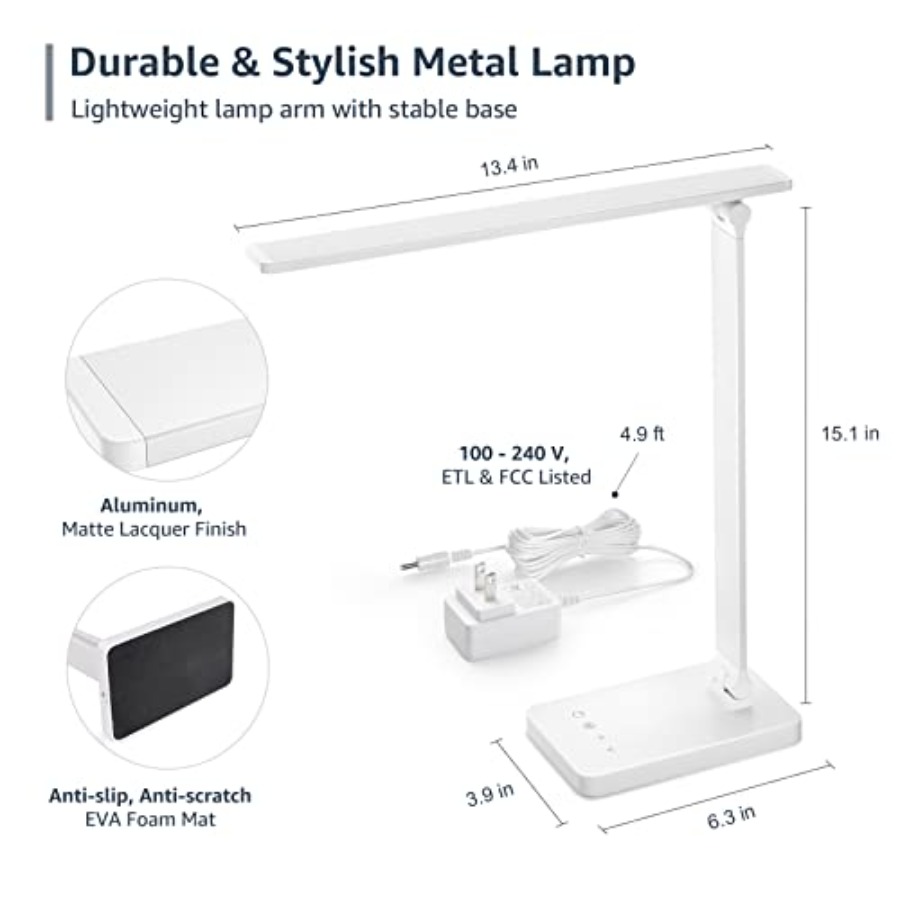 LED bureaulamp, metalen bureau - Desk Lamp Led recensie en prijs