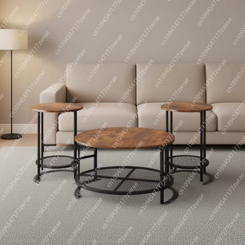 Industriële salontafelset, 3-d - Home Office Industrial Design recensie en prijs