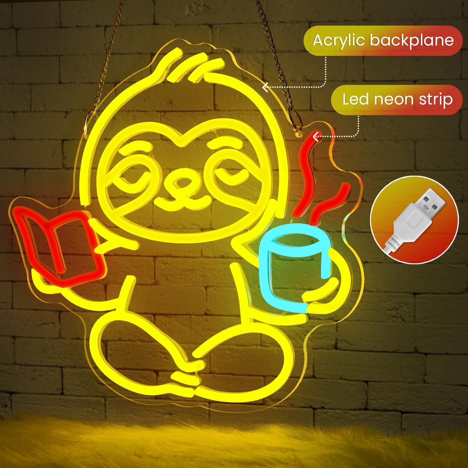 Luiaard Neon Licht USB Dimbaar - Home Office Living Room recensie en prijs