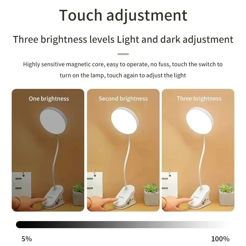 Draagbare USB oplaadbare clip- - Desk Lamp Led recensie en prijs