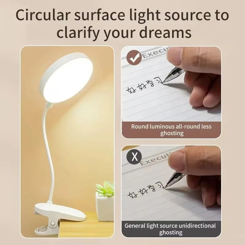 Draagbare USB oplaadbare clip- - Desk Lamp Led recensie en prijs