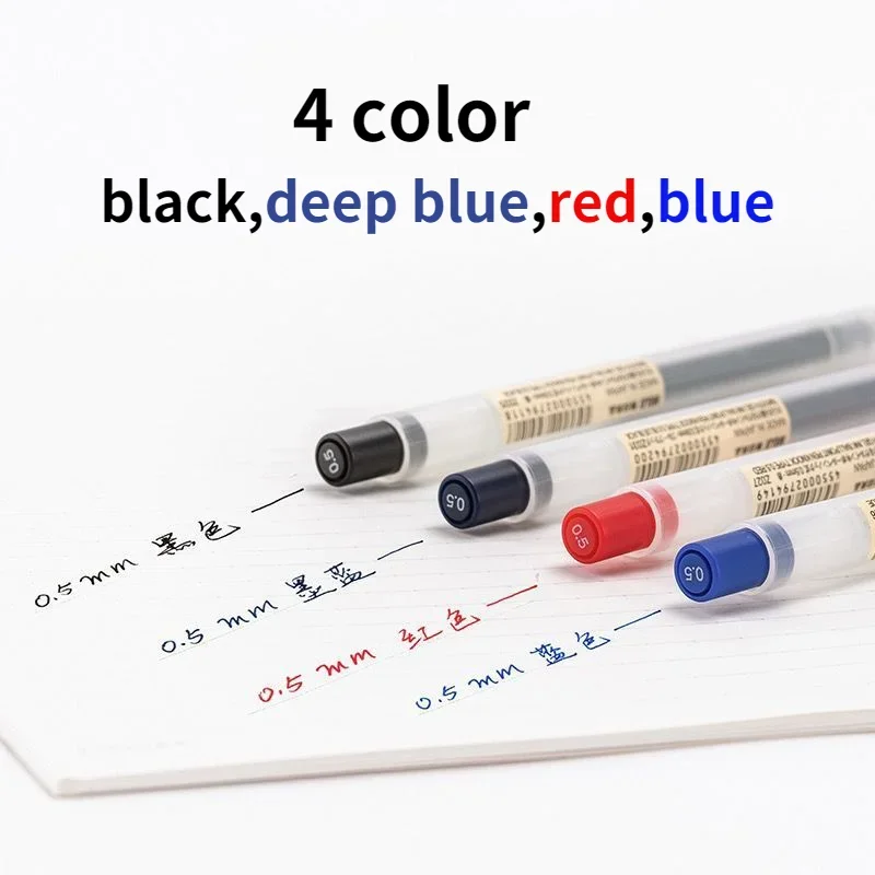 10 stuks drukknoppen met 1 stu - Muji Stationery Gel Pen recensie en prijs