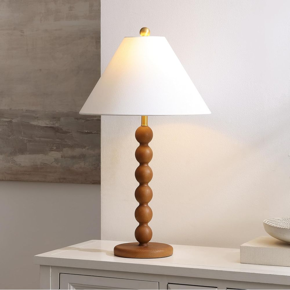 Tafellamp van natuurlijk bruin - Desk Lamp Led recensie en prijs