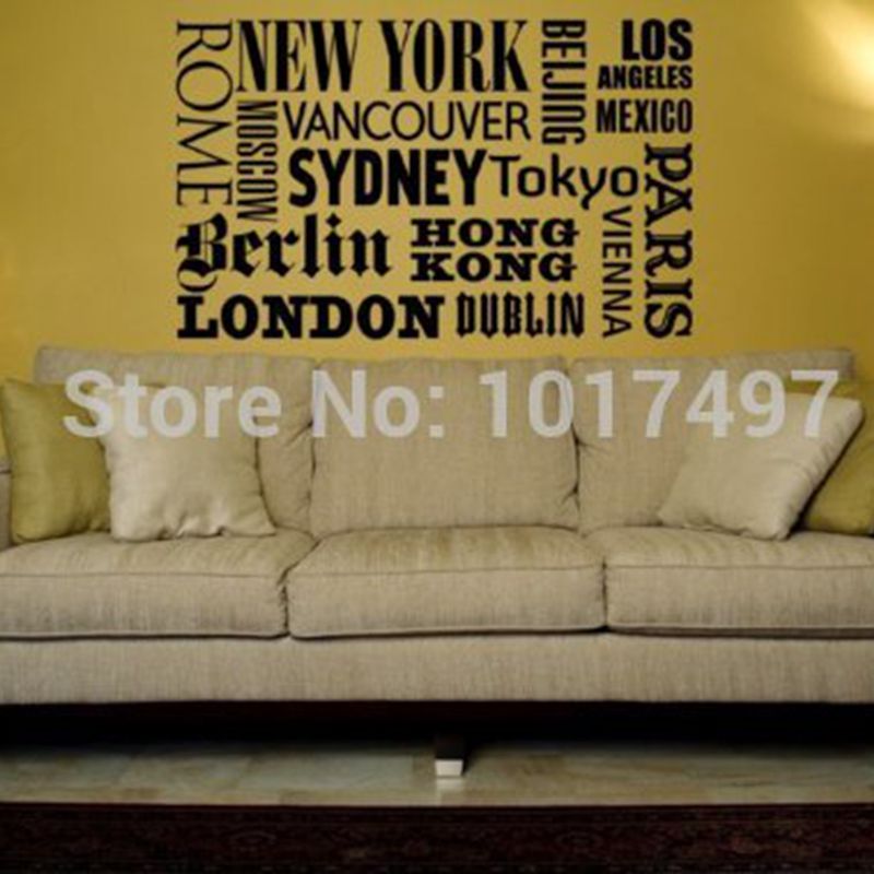 New York London Paris Quote mu - Home Office Quotes recensie en prijs