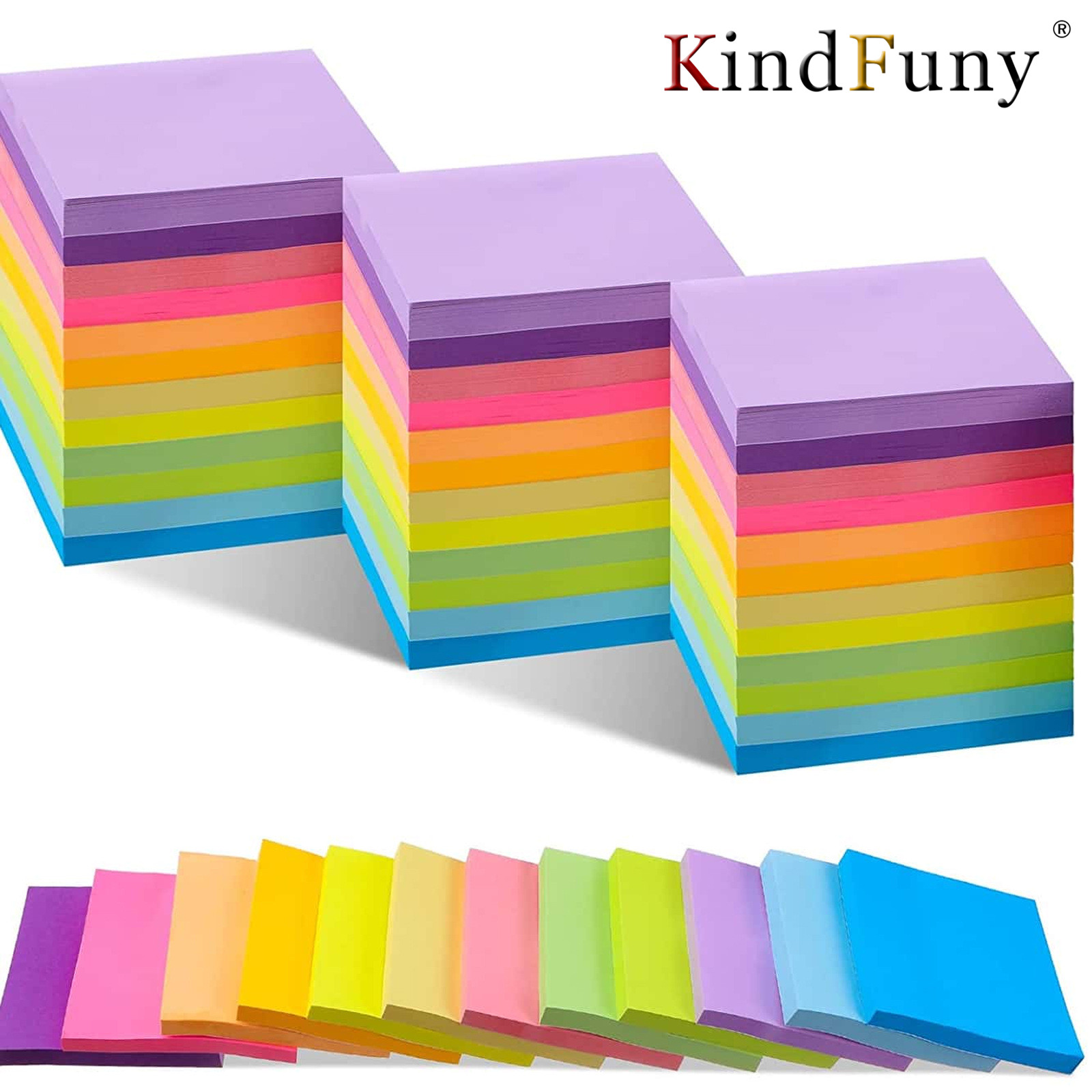 6 stuks fluorescerende kleur 3 - Sticky Note Dispenser recensie en prijs