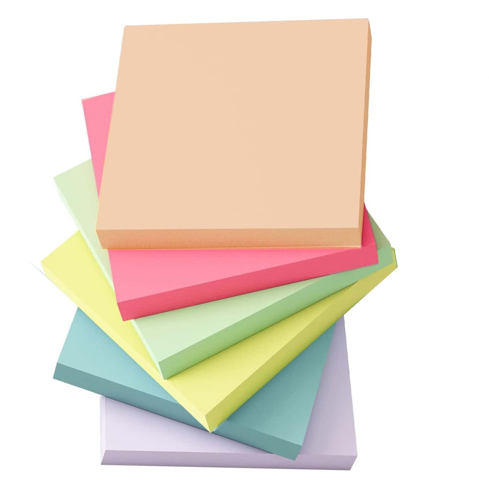 6 stuks fluorescerende kleur 3 - Sticky Note Dispenser recensie en prijs