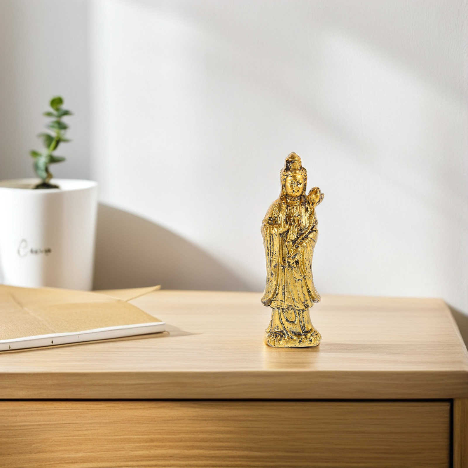 Elegant vintage Yin Boeddha-be - Office Table Home recensie en prijs