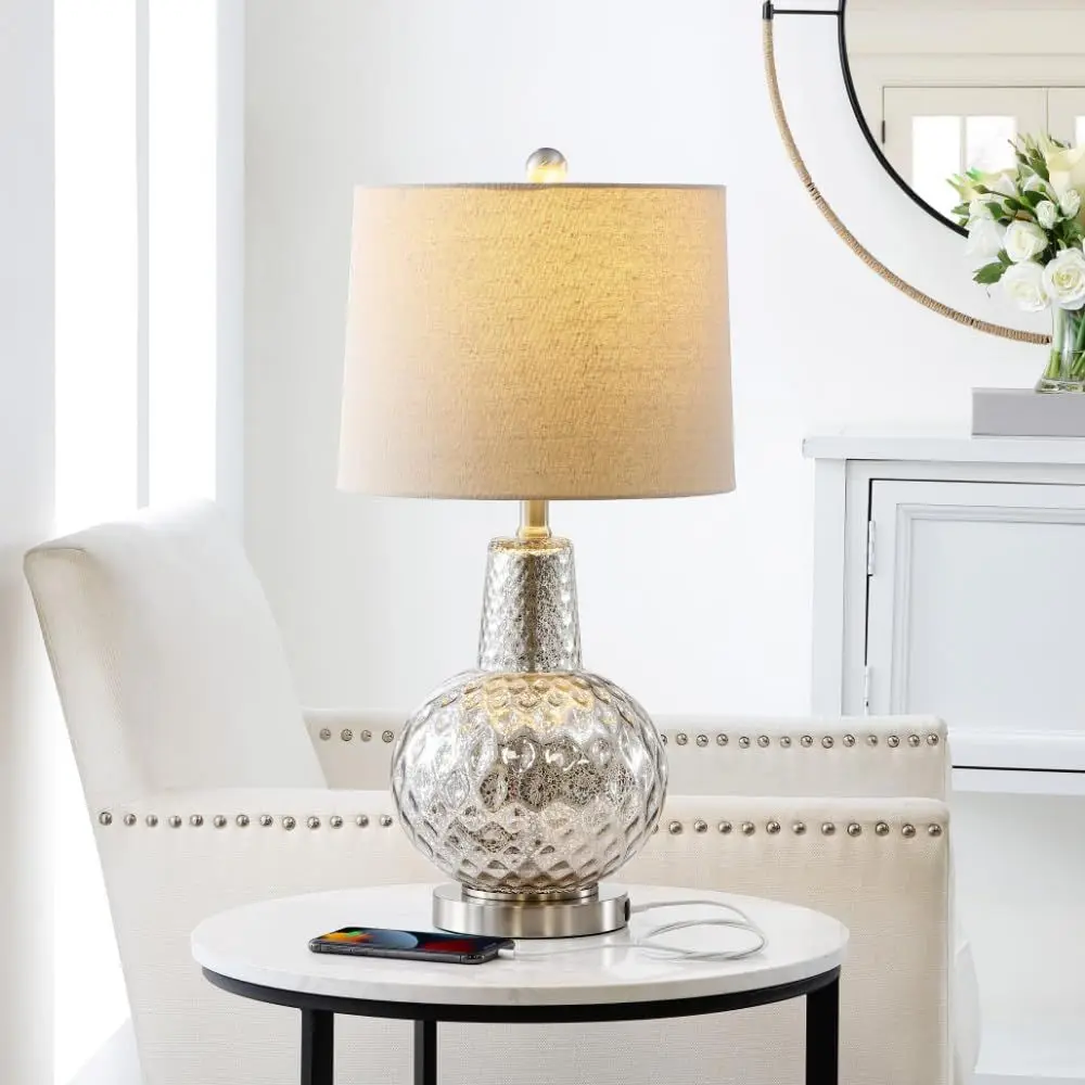 24-inch zilver/ivoorkleurige L - Desk Lamp Led recensie en prijs